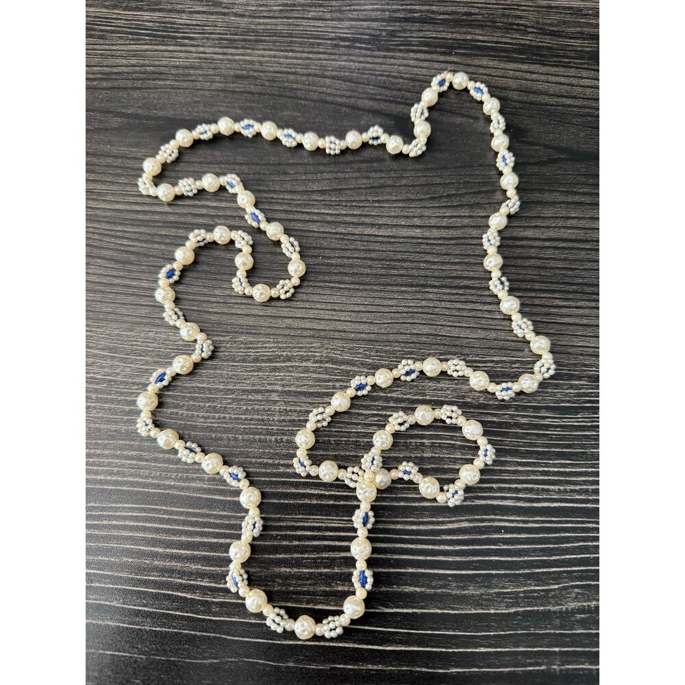 Artisan Made Faux Pearl Layering Necklace